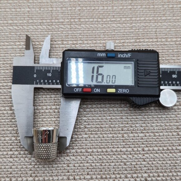 Sterling Silver 16mm Engraved Sewing Thimble A5031 - Picture 4 of 5